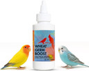 Morning Bird Wheat Germ Boost 4 Fl Oz - Organic Oil For Caged Birds, All Natural Supplement For Parakeets, Budgies, Parrots, Canaries, Conures, Cockatiels, And Finches