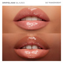 Morphe Dripglass High Shine Lip Gloss - Glazed, Semi-Sheer & Nourishing Lip Makeup - Buildable Formula Infused With Plant-Derived Squalane & Vitamin E - So Transparent (0.13 Oz)