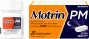 Motrin Pm Pain Relief Caplets With 200 Mg Ibuprofen & 38 Mg Diphenhydramine Sleep Aid, Nighttime Pain Reliever For Minor Aches & Pains Helps You Fall Asleep & Stay Asleep, 20 Ct