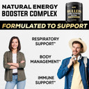 Mullein Leaf Capsules With Cordyceps Sinensis, Bromelain, And More - Support Respiratory Health, Immune System & Body Balance - 60 Vegan Capsules