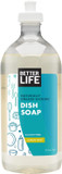 Better Life Dish Soap - Liquid Dishwashing Soap With Vitamin E And Aloe For Home & Kitchen Sink - No Gloves Required Kitchen Soap For Sensitive Skin - 22Oz Lemon Mint