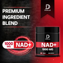 Nad+ Supplement 1000 Mg - Pure Nad Supplement - Energy And Dna Repair, Aging Defense, Brain Function - 60 Capsules