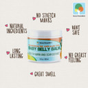 Natural Belly Balm For Pregnancy With Magnesium Oil, Aloe Vera, Jojoba Coconut And Lavender Oil & Beeswax | 4 Fl Oz