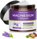 Natural Topical Magnesium Cream For Sleep,Nighttime Magnesium Lotion For Pain And Leg Cramps,Muscle Relaxation,Calm,Deep Hydration For Skin Care.(Unscented)