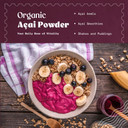 Naturalebio Organic Acai Powder - 8Oz Freeze Dried Acai Berry Powder (Freeze Dried) From Brazil - Dried Raw Food From Acai Fruit, Extract From Pulp Of Acai Berries
