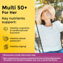 Nature Made Multivitamin For Women 50+ No Iron, Multivitamins For Women 50 Plus, Daily Nutritional Support, Nature Made Multi Vitamins, 90 Tablets, 90 Day Supply