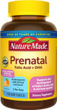Nature Made Prenatal With Folic Acid + Dha, Prenatal Vitamin And Mineral Supplement For Daily Nutritional Support, 90 Softgels, 90 Day Supply