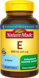 Nature Made Vitamin E 180 Mg (400 Iu) Dl-Alpha, Dietary Supplement For Antioxidant Support, 180 Softgels, 180 Day Supply