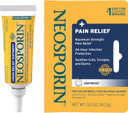 Neosporin + Maximum-Strength Pain Relief Dual Action Ointment, First Aid Topical Antibiotic & Analgesic Ointment For 24-Hour Infection Protection With Bacitracin Zinc & Pramoxine Hcl,.5 Oz