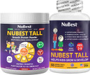 Nubest Bundle Vanilla Plant-Based Protein 10 Serving Tall Kids 60 Chewable Tablets - Multivitamin, Calcium, Probiotic, Omega 3-6-9 And More