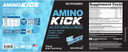 Nutrabio Amino Kick  Bcaa Powder With Natural Caffeine  Amino Acids Supplement For Energy, Hydration & Recovery  Bcaas, Electrolytes & Amino Acids  Pineapple Passionfruit, 30 Servings