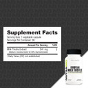 Nutrabio European Milk Thistle Supplement, 241Mg - Supports Antioxidant Benefits And Wellness, 90 Capsules