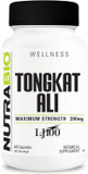 Nutrabio Tongkat Ali Longjack 100 Supplement - Natural Support For Muscle Mass, Strength, Performance- Longjack Tongkat Ali For Men- 200Mg Per Capsule, 60 Servings