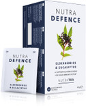 Nutradefence - Cold And Flu Tea | Immunity Tea - Supports & Boosts The Immune System  Includes Elderberry, Eucalyptus And Licorice Root - 20 Enveloped Tea Bags - By Nutra Tea - Herbal Tea