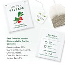Nutrarelease - Kidney Tea | Bloated Stomach Tea  Includes Uva Ursi, Dandelion & Nettle - Assist With Water Retention & Digestion - 20 Enveloped Tea Bags - By Nutra Tea - Herbal Tea