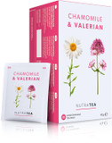 Nutratea - Chamomile & Valerian Bedtime Tea | Sleep Tea - 20 Bags - Herbal