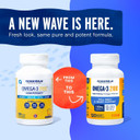 Oceanblue Professional Omega-3 2100-60 Count - High-Potency Triple Strength Burpless Fish Oil Supplement With Epa, Dha & Dpa - Orange Flavor, 30 Servings