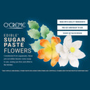 O'Creme Gumpaste Flower Spray, Alstroemeria - Edible Flowers For Cake Decorating - Sugar Paste Flower Decorations For Cakes, Candy, Cupcake Toppers - Birthday Party, Wedding, Valentines Day