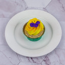 O'Creme Pansy Royal Icing Sugar Flower 1 Inch - For Cake Decorating - Decorations For Cakes, Cupcake Toppers - Birthday, Wedding, Valentines, Baby Shower - Set Of 14 Yellow