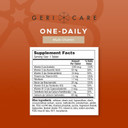 One-Daily Multi-Vitamin Tablet, 200 Count By Gericare| Adult Multivitamin Supplement For Men & Women | Easy-To-Take Dietary Supplement With Vitamins A, C, D3, B, Calcium| Vitamin & Mineral Complex