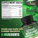 Organic Cadane Citrus Bergamot Supplement With Berberine, Garlic, Green Tea, Grape Seed & Black Pepper | Wellness & Vitality Support | Vegan, Non-Gmo  90 Capsules  45-Day Supply