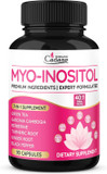 Organic Cadane Myo Inositol & Green Tea Capsules With Garcinia Cambogia, Berberine, Turmeric, Ginger, And Black Pepper | Supports Body Balance & Digestive | Vegan, Non-Gmo - 90 Capsules