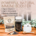 Organic Elderberry Syrup Kit - Makes 24Oz Of Syrup - Includes Free Brew Bag - Diy - Natural Immune Support - Organic Elderberries - Ginger - Cloves - Cinnamon Sticks - Organic Spices