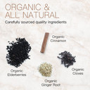 Organic Elderberry Syrup Kit - Makes 24Oz Of Syrup - Includes Free Brew Bag - Diy - Natural Immune Support - Organic Elderberries - Ginger - Cloves - Cinnamon Sticks - Organic Spices