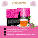 Organic Red Clover Tea - Kosher, Caffeine Free, Gmo-Free - 18 Bleach Free Tea Bags