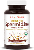 Organic Spermidine Supplement - 525Mg - 120 Capsules - Usda Organic - Non Gmo - Vegan