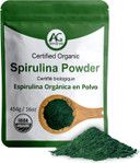 Organic Spirulina Powder, Protein-Rich Spirulina For Eye, Skin, And Immune Health, Canada Organic, Non-Gmo And Gluten-Free, 454 Grams