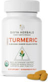 Organic Turmeric & Ginger + Black Pepper - 100% Pure Whole Roots, Unprocessed, Uncoated, Authentic Ayurvedic Blend - Supports Joint Health & Immunity  120 Vegan Tabs