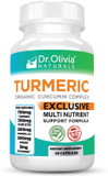 Organic Turmeric Complex - Turmeric Curcumin Supplement With Boswellia, Black Pepper, Ginger & Bioperine For Gut, Muscle, & Joint Support - 60 Capsules