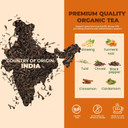 Organic Turmeric Ginger Tulsi Chai Tea | Loose Leaf | Ayurvedic Superfood Blend | Herbal And Caffeine-Free | 55+ Cups | Ksa Kosher | 4 Oz