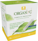 Organyc 100% Certified Organic Cotton Tampons, Plant-Based Eco-Applicator, Normal Flow (16 Count) + Everyday Ultra-Thin Panty Liners (24 Count)