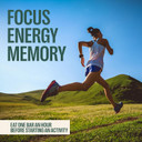 Orlo Brain Performance Bar  Vegan Protein Bars For Brain & Energy Support  Focus & Memory, Pre & Post Workout Recovery  Gluten Free Snack With L-Theanine, Lions Mane, Spirulina & More (Single Bar)