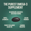 Orlo Dha - Vegan Dha Omega 3 Supplement - Triple Strength Omega3S - Plant Based Dha & Epa Fatty Acids Algae Omega-3 Oil - Krill Or Fish Oil Alternative (120 Mini Softgels Kit)