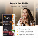 P.R.I Manuka Honey Lozenges With Propolis, Soothing Cough And Throat Drops, Mgo 300+ Certified (Strawberry, 16 Count)