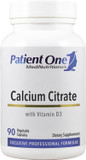 Patient One Calcium Citrate Plus Vitamin D3 | Supplement To Support Bone And Heart Health* | Enhanced Absorption | 90 Capsules