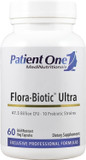 Patient One Flora-Biotic Ultra | Probiotic Supplement To Support Balanced Intestinal Flora* | 47.5 Billion Cfu Plus 10 Probiotic Strains | 60 Capsules