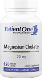 Patient One Magnesium Glycinate 200Mg | Supplement To Support Energy Levels And Muscle And Heart Health* | Absorbable And Gentle Formula | 120 Capsules