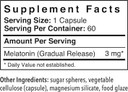 Patient One Melatonin 3 Mg Extended Release | Supplement To Support Restful Sleep And Relaxation* | Natural Sleep Aid | 60 Capsules