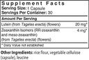 Patient One Meso-Z Vision | Supplement To Support Eye Health And Blue Light Filtering* | With Lutein, Zeaxanthin And Meso-Zeaxanthin | 30 Capsules