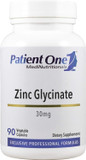 Patient One Zinc Glycinate 30Mg | Supplement To Support Immune System Health* | Enhanced Zinc Absorption | 90 Capsules