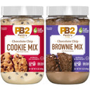 Pb2 Pantry Chocolate Chip Cookie And Brownie Mix, Gluten Free, Non-Gmo, 4G Protein Per Cookie, Vegan (2 Jars - 16 Oz Each)