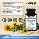 Phosphatidylserine & Bacopa Monnieri 400 Mg 2 In 1 Supplement - Natural Brain Enhancer/Nootropic For Enhanced Focus And Concentration, Memory Support, & Cognitive Function - 120 Vegetarian Capsules