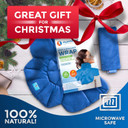 Physionatural Microwavable Heating Pad  For Instant Relief And Relaxation In Cases Of Muscle Pain, Tension And Stress, Aches, Spasms, Stiffness, Migraines, And Headaches - Unscented