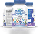 Premium Nattokinase 4000 Fu Serrapeptase 120000 Spu Lumbrokinase 120Mg With Tumeric, Rutin, Alma Co10, Vitamins B6 & C, Magnesium & More 60 Capsules Made In Usa