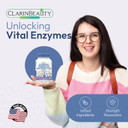 Premium Nattokinase 4000 Fu Serrapeptase 120000 Spu Lumbrokinase 120Mg With Tumeric, Rutin, Alma Co10, Vitamins B6 & C, Magnesium & More 60 Capsules Made In Usa