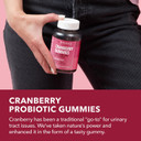 Probiotic Cranberry Gummies For Women - Urinary Tract Health And Ph Balance - 1 Billion Cfu Of Lactobacillus For Bladder Support And Vaginal Wellness - Cran-Raspberry Flavor, 60 Count, 1-Month Supply